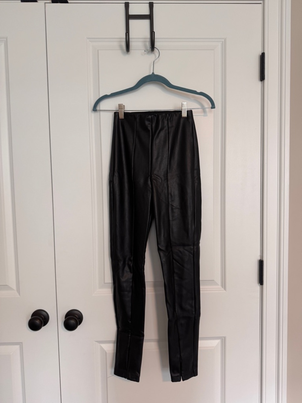Dynamite Black Faux Leather Skinny Pants
